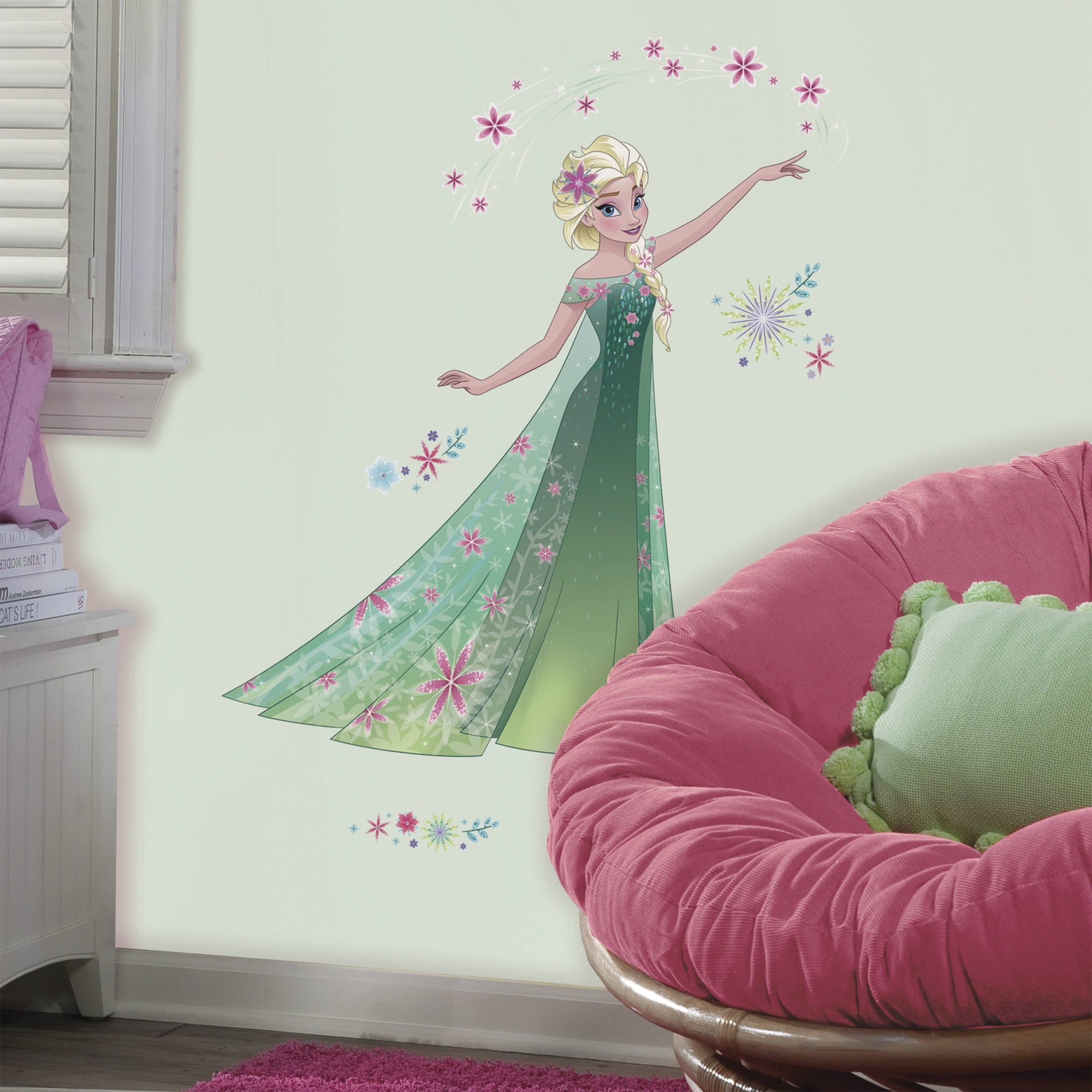 Disney Frozen Fever Elsa Peel and Stick Giant Wall Decals
