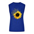 thumbnail image 2 of Gibobby Camiseta de manga corta para mujer Camiseta mujer Top O-cuello Casual Elegante Camisetas(Azul,M), 2 of 3