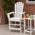 thumbnail image 2 of POLYWOOD&reg; South Beach Recycled Plastic 24 in. Counter Chair, 2 of 3