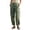 *Army Green, variant on ClodeEU Women's High Waist Cargo Pants with Pocket ,Casual Tapered Work Trousers with Cuffed Ankle Army Green,Women's Plus XL