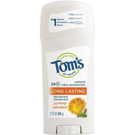 Tom's Of Maine Long Lasting Deodorant Soothing Calendula, 2.25 (Best Long Lasting Men's Deodorant India)