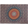 thumbnail image 4 of Pop Popular Handicrafts Queen Hippie Mandala Bohemian Psychedelic Intricate Floral Design Indian Bedspread Magical Thinking Tapestry, 4 of 5