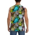 thumbnail image 4 of Gaeub Easter Egg1 Men's Sleeveless Muscle Shirts Workout Tank Tops, Odor Protection and Comfortable - Large, 4 of 8