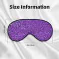 thumbnail image 4 of Uemuo Glitter Purple Pattern Sleep Eye Mask - Light Blocking Sleep Mask Blocking Out Light Perfectly, Soft and Comfortable Night Eye Mask, Eye Blinder, 4 of 7