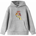 thumbnail image 4 of Hold Your Horses Humor Youth Heather Gray Long Sleeve Hoodie-Medium, 4 of 6