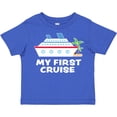 thumbnail image 3 of Inktastic My First Cruise with Cruise Ship and Palm Trees Boys or Girls Toddler T-Shirt, 3 of 5