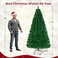 thumbnail image 2 of Gymax 7Ft Pre-lit Optical Fiber Christmas Tree w/ Colorful LED Lights Stand, 2 of 10