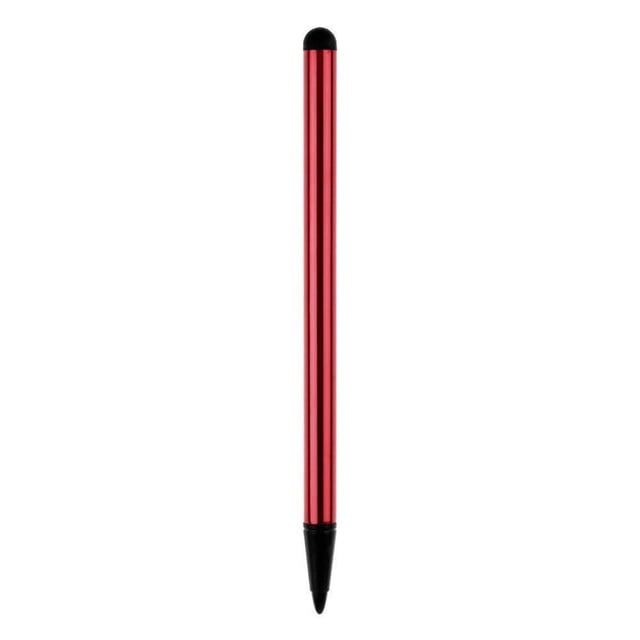 maskred Stylo Capacitif en Alliage d'Aluminium Stylo à Pointe Rigide Antirouille Antidérapant Écran Tactile Bonne Flexibilité Rouge