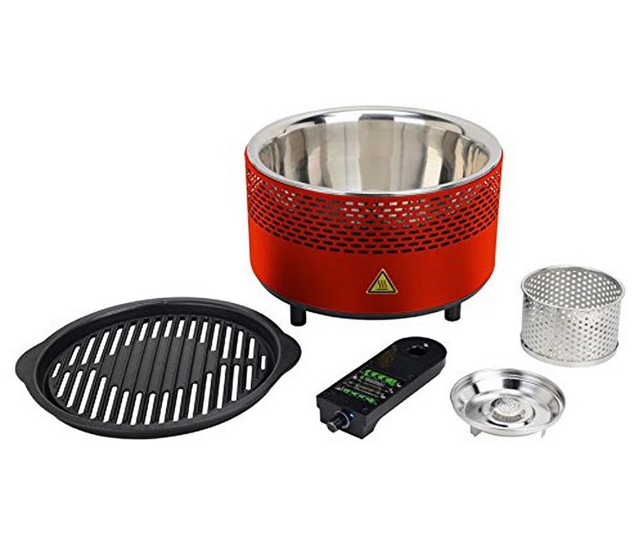 Smokeless Portable Compact Barbecue Grill Charcoal BBQ Grill SGODDE