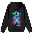 thumbnail image 2 of Arcane Jinx Graffiti Art Black Hoodie, 2 of 3