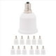 thumbnail image 4 of Paquete de 48 Adaptadores E12 A E26, Portalámparas E12 A Base Media, Convertidor E26 E27, Adaptador de Portalámparas, Portalámparas para Candelabros, 4 of 10