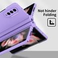 thumbnail image 2 of Decase Designed for Samsung Galaxy Z Fold 4 Case with S Pen Holder,Full Body Protective Anti-Scratch Anti-Drop Wear-Resistant PC Material Hard Flip Cover for Samsung Galaxy Z Fold4 - Purple, 2 of 7