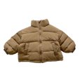 thumbnail image 2 of Esaierr Boys Girls down Puffer Jacket for Kids Baby ，Toddler Autumn Winter down Coat Thick Warm Outwear Short Standing Collar Casual Kid Cotton Snowsuit Jacket for 2-8Y, 2 of 7