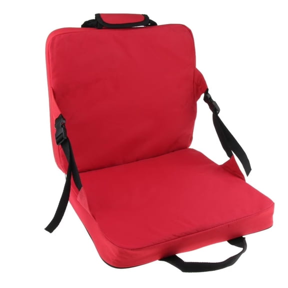 Portable Stadium Seat Cushion with Backrest, Folding Bleacher Seat for Sports Events