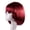 Red, variant on Bright Short Wigs with Straight Bangs for Women - Versatile Synthetic Hair for Daily Wear and Special Events