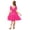 B-rose Red, variant on Arshiner Girls Tie Back Short Sleeve Ruffle Hem Off Shoulder Casual Elegant Dresses 4-12 Years