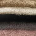 thumbnail image 2 of Luxe Faux Rabbit Fur Rectangular Rug 5' x 8'   - Grey, 2 of 4