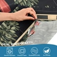 thumbnail image 5 of Yayeee Kitchen Curtains Tier Set of 2 Light Filtering 57"x24" Over Sink Window Panels, Beige Striped Trees, 5 of 7