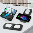 thumbnail image 6 of Dpisuuk Wireless Charger, 2 in 1 Wireless Charging Pad, Portable Travel Charging Station for 2 Devices for iPhone, White(Excluding Adapters), 6 of 9