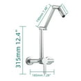 thumbnail image 7 of Brass Folding Faucet Wall Mounted Pot Filler Faucet With Three Section Extension Hot And Cold Mixer Tap Single Handle ,Easy to Install, 7 of 7
