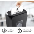 thumbnail image 3 of Paper Shredder Cross Cut Commerical Office Credit Card Heavy Duty Destroy, 3 of 12