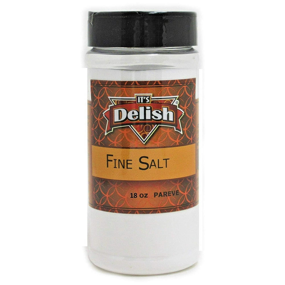Fine Sea Salt Bulk Food Grade by Its Delish, 18 Oz Medium Jar