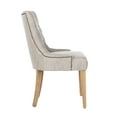 thumbnail image 6 of SAFAVIEH Abby Modern Viscose Polyester Solid Dining Side Chair, Grey (Set of 2), 6 of 14