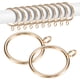 thumbnail image 1 of Uxcell 20-Pack Anillo de Cortina con Ojal 1.5 Pulgadas ID Se Ajusta a Varilla de Cortina de 1/2 Pulgada Anillos de Drapería de Metal Dorado, 1 of 7