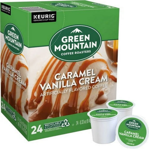 Green Mountain Coffee Roasters® K-Cup Caramel Vanilla Cream Coffee, Each