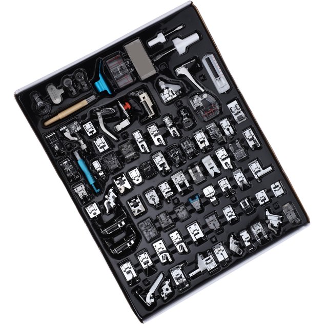 Ensemble de Pieds Presseurs, Kit de Pieds de Couture 82 Pcs Ensemble de Pieds Presseurs pour Machines à Coudre Multifonctionnelles