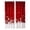 Red, variant on Christmas Blackout Curtains with White Snowflakes, Winter Snowy Night Window Drapes, Thermal Insulated Room Darkening Curtains for Bedroom Living Room 2 Panel Set Red 27.6x39.4 Inch