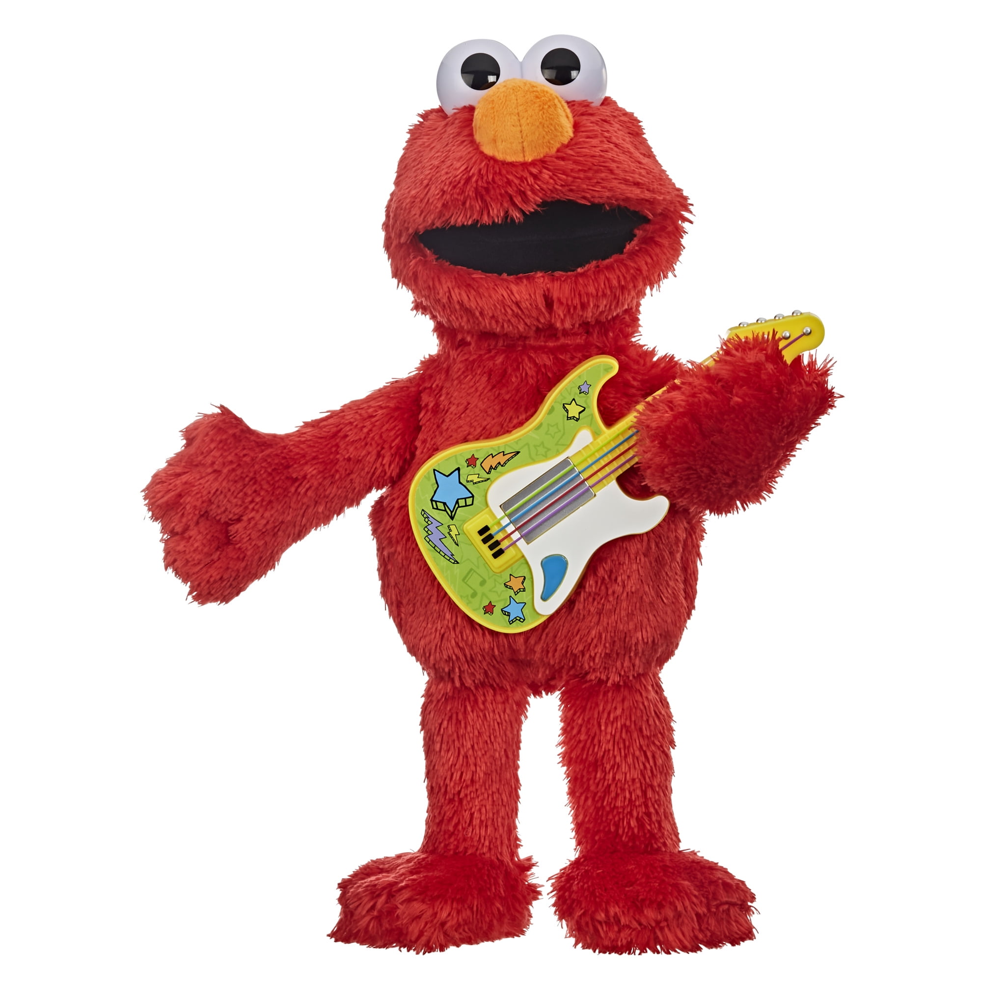 Sesame Street Rock And Rhyme Elmo Talking Singing 14 Inch Plush Figure Toy Walmart Com Walmart Com - elmo's world roblox id loud