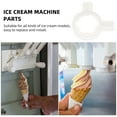 thumbnail image 2 of PENIKOKO White Plastic Flower-Shaped Ice Cream Dispenser Nozzle, 1 Pack - Commercial Machine Accessory for Soft Serve, 2 of 8