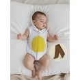 thumbnail image 5 of Cjfdfy Newborn Baby Boy Girl Halloween Animal Costume Infant Baby Fox Puppy Dog Frog Poached Egg Costume Fall Winter Sleeveless Hooded Zipper Romper Leg Warmers Set Toddler Halloween Cosplay Outfits, 5 of 9