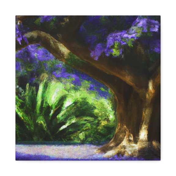 Jacaranda's Mystic Beauty - Canvas