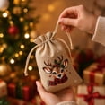 thumbnail image 4 of Clearance! Christmas Drawstring Gift Bags – Christmas Gift Bags, Christmas Bags, Candy Bags, Christmas Candy Bags, Gift Bags for Holiday Treats and Party Favors, 4 of 6