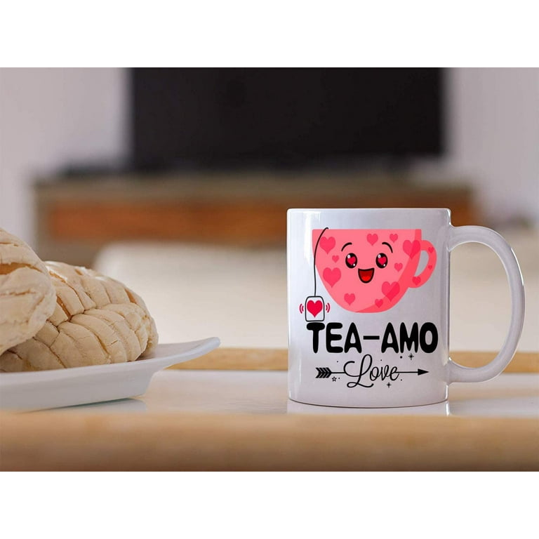 Funny 'Te Amo' Spanish Coffee Mug - 11 Oz Novelty Mug, I Love You Gift For Her, Mom, Wife, Girlfriend, Valentine
