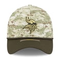 thumbnail image 2 of Men's New Era  Camo Minnesota Vikings 2025 Salute to Service 39THIRTY Flex Hat, 2 of 5