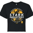 thumbnail image 3 of Marvel Iron Man - Stark Industries - Juniors Cropped Graphic T-Shirt, 3 of 5