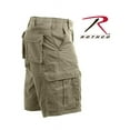 thumbnail image 3 of Rothco Vintage Solid Paratrooper Cargo Shorts, Olive Drab, 4XL, 3 of 4