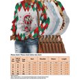thumbnail image 2 of Bellella Chandail en Molleton pour Femmes Manches Longues Pull de Noël Col Rond Chandails en Molleton de Noël Imprimé Bonhomme de Neige/gnome Mignon Style-A 2TG, 2 of 2