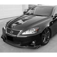 thumbnail image 5 of For 2011-2013 Lexus IS250 IS350 Painted Black Front Bumper Body Kit Spoiler Lip, 5 of 6