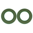 thumbnail image 1 of 2 Pcs Circulaire Vert Mousse Florale Humide Ronde avec Ventouse pour Fournitures de Fleuriste 11.8 Po, 1 of 8