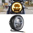 thumbnail image 4 of Universal Motorcycle 6.3 Inch 35W LED Headlight Yellow Light, 4 of 5
