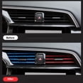 thumbnail image 6 of Visland 10Pcs PVC Car Air Conditioner Vent Outlet Trim Strip DIY Decoration U Shape Moulding Trim Strip Line Car Shiny Accessories Car Vent Strips (More Color Can Choose), 6 of 8