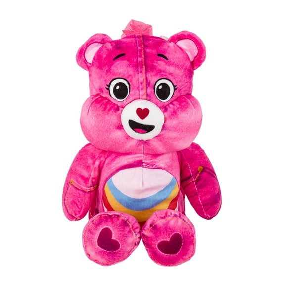 Fast Forward Care Bears Cheer Bear Plush Backpack, 15 Inches, Pink, 86710
