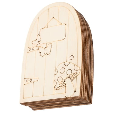 MLINS  20 Pcs Tree Hanging Fairy Door Decor Adornment House Lattice Outdoor