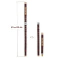 thumbnail image 2 of Flauta Enchufable Amargo Flauta de Bambú Dizi Tradicional Hecho a Mano Musical Chino Instrumento de Viento de Madera Clave de C Nivel de Estudio Desempeño Profesional Tomshoo  Flauta, 2 of 6