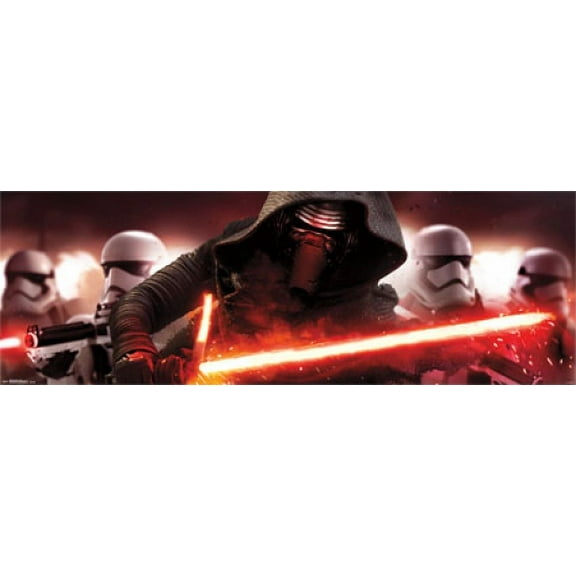 Door - Star Wars The Force Awakens - Attack Poster Print (21 x 62)