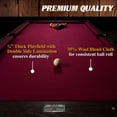 thumbnail image 3 of Barrington Billiards 7.5 Ft Bellevue Pool Table with Cue Rack, Accessories Included, 3 of 8